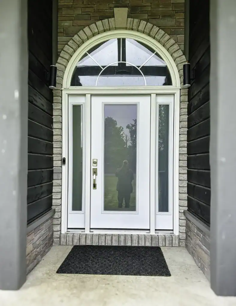 Finished front door install on a residential house in Norwood