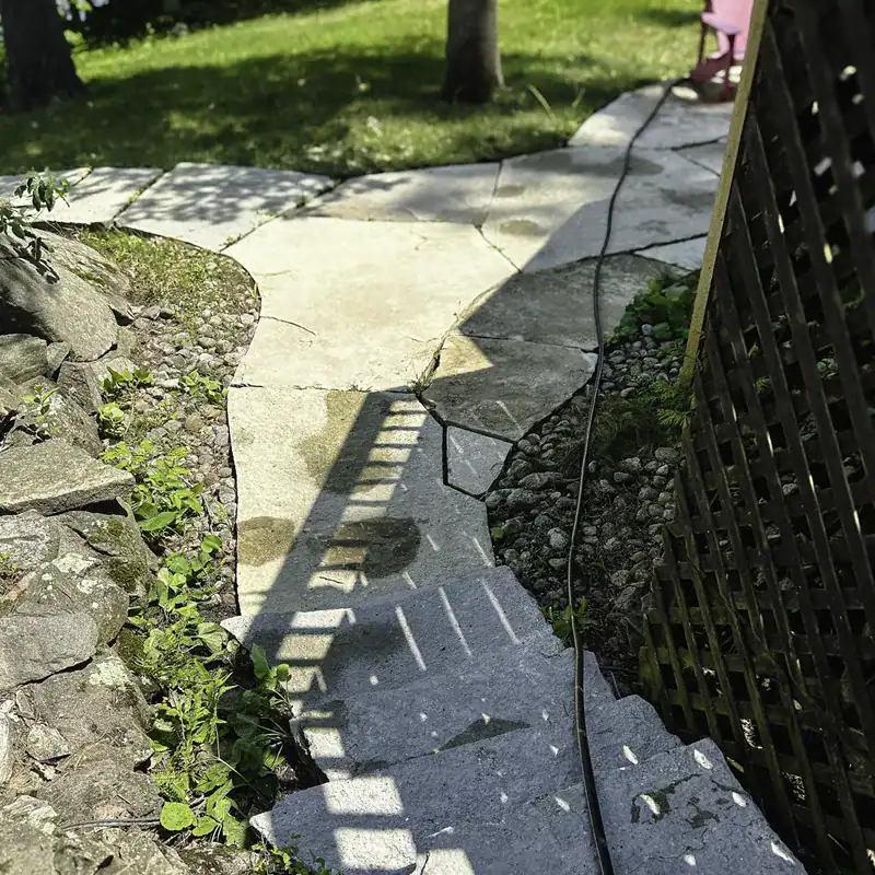 Power washed walkway in Douro-Dummer